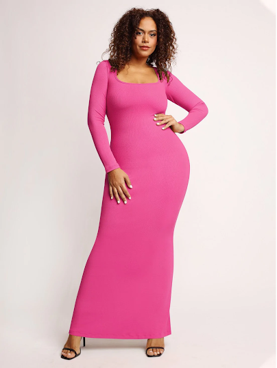 Built-in Shapewear Modal Soft Lounge Dresses